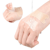 Patch de talon anti-abrasion en forme de prune transparente pour talons hauts semelles de sport invisibles pour chaussures sandales orteil Protection des pieds
