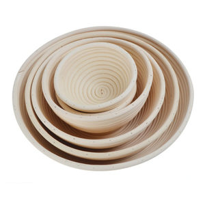 Bulat/Oval Rotan Anyaman Roti Pemeriksaan Keranjang Mangkuk Brotform Adonan DIY - Product Image 1