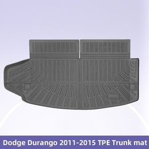 Dodge <span class=keywords><strong>Durango</strong></span> 2011-2015 6 y 7 asientos 3D TPE Alfombrillas para todo tipo de clima Material de TPE personalizable - Product Image 3