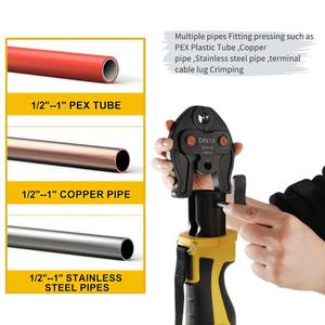 Pince à sertir HVAC sans fil Raccords de tubes Pex Outil de sertissage de tuyaux hydrauliques avec mâchoire ProPress U 16-32mm pour installation de <span class=keywords><strong>plomberie</strong></span> - Product Image 3