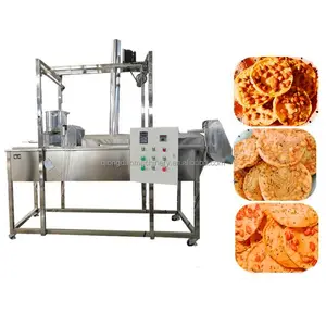 Malaysian Snack Food Machinery Industry Equipment Fried Soybean Rempeyek Kacang Moulding Machinery Peanut Crakers Peyek Machines