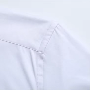 <span class=keywords><strong>Chemise</strong></span> de luxe pour homme à poignets mousquetaires, <span class=keywords><strong>blanche</strong></span>, coupe ajustée, boutons cachés, pour soirée, smoking, mariage, affaires - Product Image 5