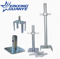 Accessoires de coffrage de construction moderne en acier, échafaudage, accessoires de support, échafaudage réglable, vis de levage en U, base à vis, haute résistance, 1 an