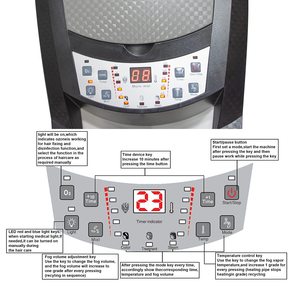Appareil de soin capillaire professionnel à vapeur d'ozone et micro-brume, machine de traitement thermique électrique nano pour salon de beauté - Vente en gros usine - Product Image 4