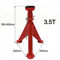Soporte de Elevación Plano YL06-3T, Juego de 2 Soportes de Elevación de 3 Toneladas, Elevación de 285 a 405 mm