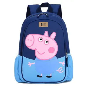 कार्टून बच्चों को स्कूल बैग बालवाड़ी प्यारा बच्चों के बैग कस्टम मुद्रित लड़कों और लड़कियों के लिए सूअर का बच्चा डिजाइन बैग बैग
