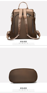 Anti Theft Nylon <b>Backpacks</b> for Women <b>Waterproof</b> <b>Backpack</b> <b>School</b> Bags for Girls Large Capacity Travel Bag Female - Product Image 5