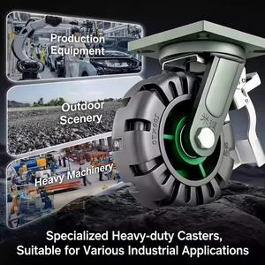 <span class=keywords><strong>ล้อ</strong></span>เลื่อนยางแบบหนา Millmiss ขนาด 6-12 นิ้ว รับน้ำหนัก <span class=keywords><strong>2</strong></span> ตัน <span class=keywords><strong>ล้อ</strong></span>หมุนอเนกประสงค์ สำหรับ<span class=keywords><strong>รถ</strong></span><span class=keywords><strong>เข็น</strong></span>อุตสาหกรรม - Product Image 3