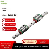 Bloc de guidage linéaire en acier HGW15, haute précision, faible bruit, mouvement fluide, pour équipement d'automatisation, fabriqué en Chine
