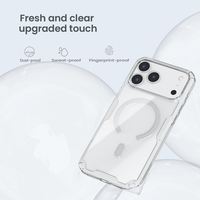 Casing Magnetik Nillkin Nature TPU Pro untuk iPhone 17 Pro Max 17 Air 16 16e 15 Pro Max, Mendukung Pengisian Daya Nirkabel, Anti Benturan