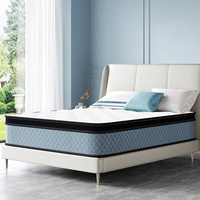 Mobilier de maison moderne Matelas queen en mousse à mémoire de forme Lit double avec ressort en mousse pour chambre à coucher appartement hôtel