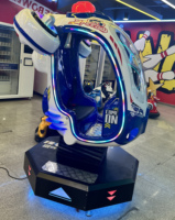 Machine de jeu d'amusement pour enfants Star Troopers, rotation à 360 degrés, avion à levage, fibre de verre, simulateur de vol d'arcade intérieur