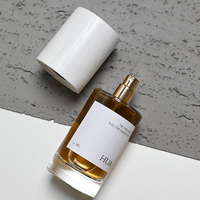 Vente en gros de flacons de parfum en verre de 30 ml, 50 ml, 100 ml, flacons de parfum vides avec bouchon en bois cylindrique