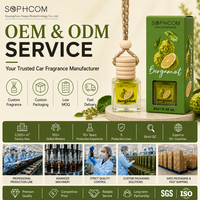 Parfum de voiture 8ml, flacon en verre suspendu avec bouchon en bois, diffuseur d'huiles essentielles, désodorisant longue durée, parfum naturel, cadeau pour