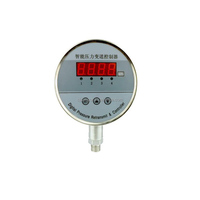 Accurate 0.5% F.S Digital Display Pressure Gauge IP65 Rated 304 Stainless Steel Battery Operated 5 Digital LCD Transmitter