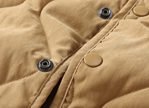 Giacca Trapuntata da Uomo con Logo Personalizzato, Stile Vintage M65, <span class=keywords><strong>Senza</strong></span> Colletto, Leggera, Basso MOQ - Product Image 3