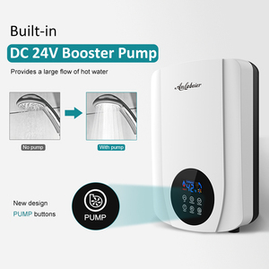 Calentador de Agua Eléctrico Instantáneo sin Tanque de 240V 5KW, Mini Dispositivo Eléctrico para Baño con Circulación Inteligente - Product Image 5