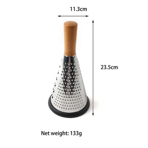 Portable Comfortable Wooden <strong>Handle</strong> Manual Vegetable Chopper Fruit <strong>Slicer</strong> Cheese Grater Kitchen Gadget - Product Image 2