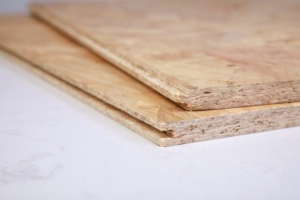 Tableros de virutas con acabado ranurado y encaje, base estándar básica, OSB3, impermeables, ecológicos, pisos de ingeniería <span class=keywords><strong>para</strong></span> uso interior - Product Image 3