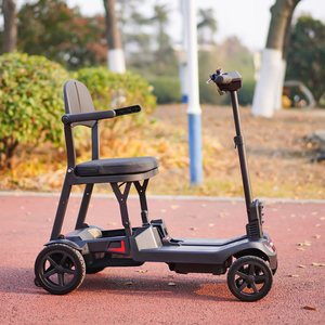 สกู๊ตเตอร์ไฟฟ้าพับได้ 3 วินาที พก<span class=keywords><strong>พาส</strong></span>ะดวก ปลอดภัย และสบาย เหมาะสำหรับบ้านพักคนชรา โรงพยาบาล และผู้จัดจำหน่าย - Product Image 4
