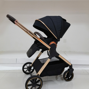 รถเข็นเด็กประสิทธิภาพสูง: สามารถเปลี่ยนได้คลิกเดียวพับได้และยาง PU - Product Image 4