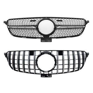 Parrilla delantera de panal de abeja en negro brillante para Mercedes Benz Clase GLE W166 W292 2016 2017 2018 2019 estilo GT - Product Image 1