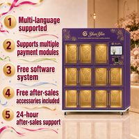 Distributeur automatique de fleurs Yunyin, contrôle intelligent de la température, libre-service pour les lieux d'événements, les attractions touristiques