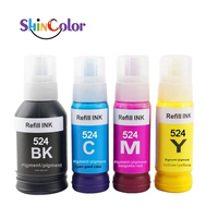 ShinColor 524 T524 Cyan Isi Ulang Berbasis Air untuk Printer Brother/HP/Konica Minolta L15150/L15160 - Botol Besar