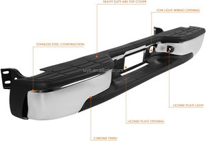 Nuevas Luces de Matrícula para Parachoques Traseros Yibai, para Chevy Silverado Sierra 1500 2500 1999-2007, Reemplazo Directo, Fijación con Pernos, Cromadas, 1 Año de Garantía - Product Image 4
