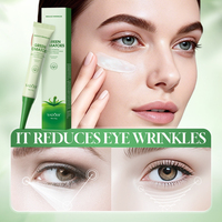 Crème Contour des Yeux Raffermissante Marque Blanche Hydratante Éclaircissante Anti-Âge Soin des Yeux pour Cernes et Poches