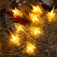 Flocons de neige à piles, orignal, licorne, arbre de noël, vacances, fée de noël, guirlande lumineuse, décoration d'intérieur et d'extérieur pour Ramadan
