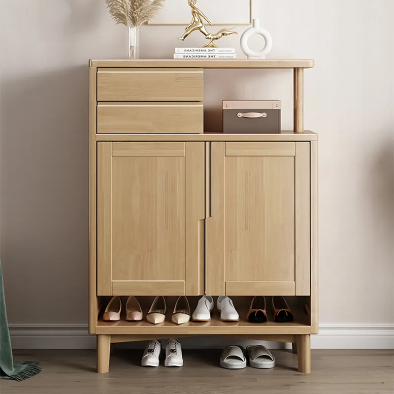 Wholesale Living Room Storage Cabinet Modern Style Wooden Entryway Shoe Rack Wall Shoe Cabinet Rack Living Room Shoe Cabinet