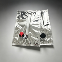 Sac d'emballage en papier personnalisé 1L 2L 3L 1,5L avec poignée pour café à emporter, boîte à café 96oz, sac BIB pour vin, distributeur Bag-in-Box