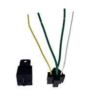 Arnés de Cableado de Relé de Control Automotriz Industrial, 12V 40A, Ensamblaje de Cable con Conector de Relé, 4 Pines, 5 Pines, Arnés Personalizado OEM