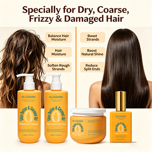 Ensemble Shampooing et Après-Shampooing au Beurre de Karité et Huile de Coco, Vente en Gros, Marque Privée, OEM, Nourrissant pour Cheveux Secs - Product Image 3