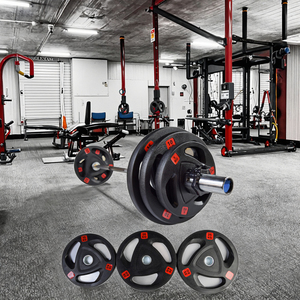 Bán buôn ba lỗ bay Barbell phòng tập thể dục cao su tạ tấm - Product Image 6