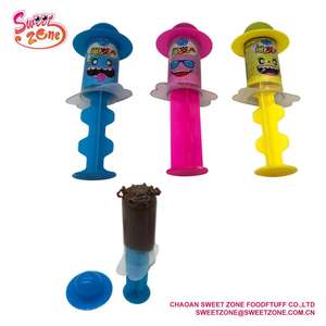 クレイジーヘアシリンジシェイプおもちゃチョコレートジャムリキッドキャンディー - Product Image 2