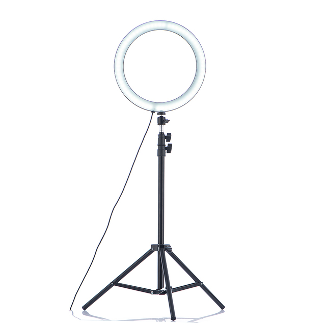 Photo Studio Professional LED Ringlight with Filter Mirror Tripod Stand LED Lamp Ring Light for Photography