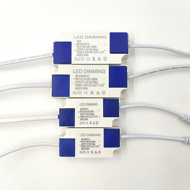 3W - 24W Safe Plastic Shell LED Driver Dimmable Lighting Transformer DC3-85V Power Supply Adapter for Led Lamp Bulb