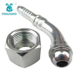 PROLEADER 20141 Raccordo Idraulico Femmina Metrico a 45 Gradi in <span class=keywords><strong>Acciaio</strong></span> al Carbonio Zincato Forgiato ad Alta Pressione - Product Image 3