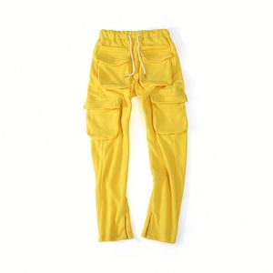 2021 Autumn <b>Men</b> Sweat Trousers <b>Jogger</b> Drawstring <b>Cargo</b> Pant Streetwear - Product Image 3