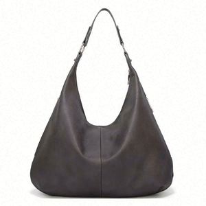 Women's Fashion Luxury PU-Leather <b>Large</b> Capacity Soft Shoulder Travel Zipper Tote <b>Bag</b> with 20-35L Capacity - Product Image 5