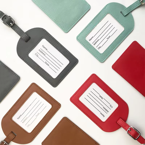 Valigia porta bagagli e borsa, valigie da viaggio accessori per etichette personalizzate in pelle etichette per borse - Product Image 1