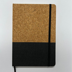 A5 Cork Linen Splicing <strong>Notebook</strong> Environmentally Friendly Cotton <strong>Notebook</strong> Hot Sale Customizable Logo <strong>Campus</strong> - Product Image 2