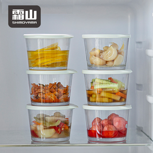 Shimoyama Thực Phẩm Reefe Sữa Chua Trái Cây Nhà Bếp Thủy Tinh Bữa Ăn Prep <span class=keywords><strong>Container</strong></span> Thực Phẩm Lưu Trữ Jar Vòng Với Nắp - Product Image 5