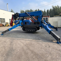 Grue montée sur camion de 5/8/10 tonnes, directement de l'usine, avec certification CE, pour les travaux sur chantier boueux et inégaliers et la manutention de matériaux