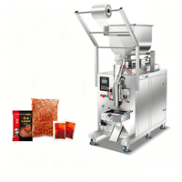 Machine de remplissage automatique de sauces commerciale pour l'emballage de sachets de ketchup et de sauce chili