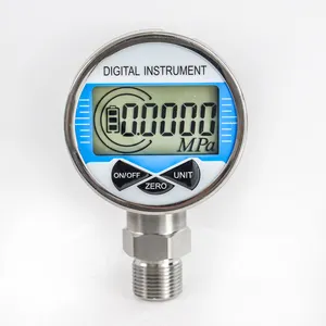 Intelligente Digital anzeige Manometer Vakuum Unterdruck Öl Wasser Druck Batterie Strom versorgung