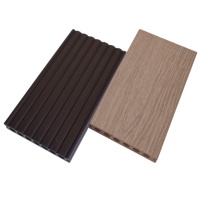 Co-extrusion plastique bois Euro Composite Decking grande remise Double couleur conseil 148*23mm pour jardin extérieur piscine balcon