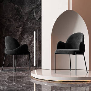 Silla <span class=keywords><strong>de</strong></span> <span class=keywords><strong>Comedor</strong></span> Minimalista Italiana con Respaldo, Modelo <span class=keywords><strong>para</strong></span> Hotel, Silla Metálica <span class=keywords><strong>para</strong></span> Hogar, Diseñadores, Cafetería, Restaurante - Product Image 2